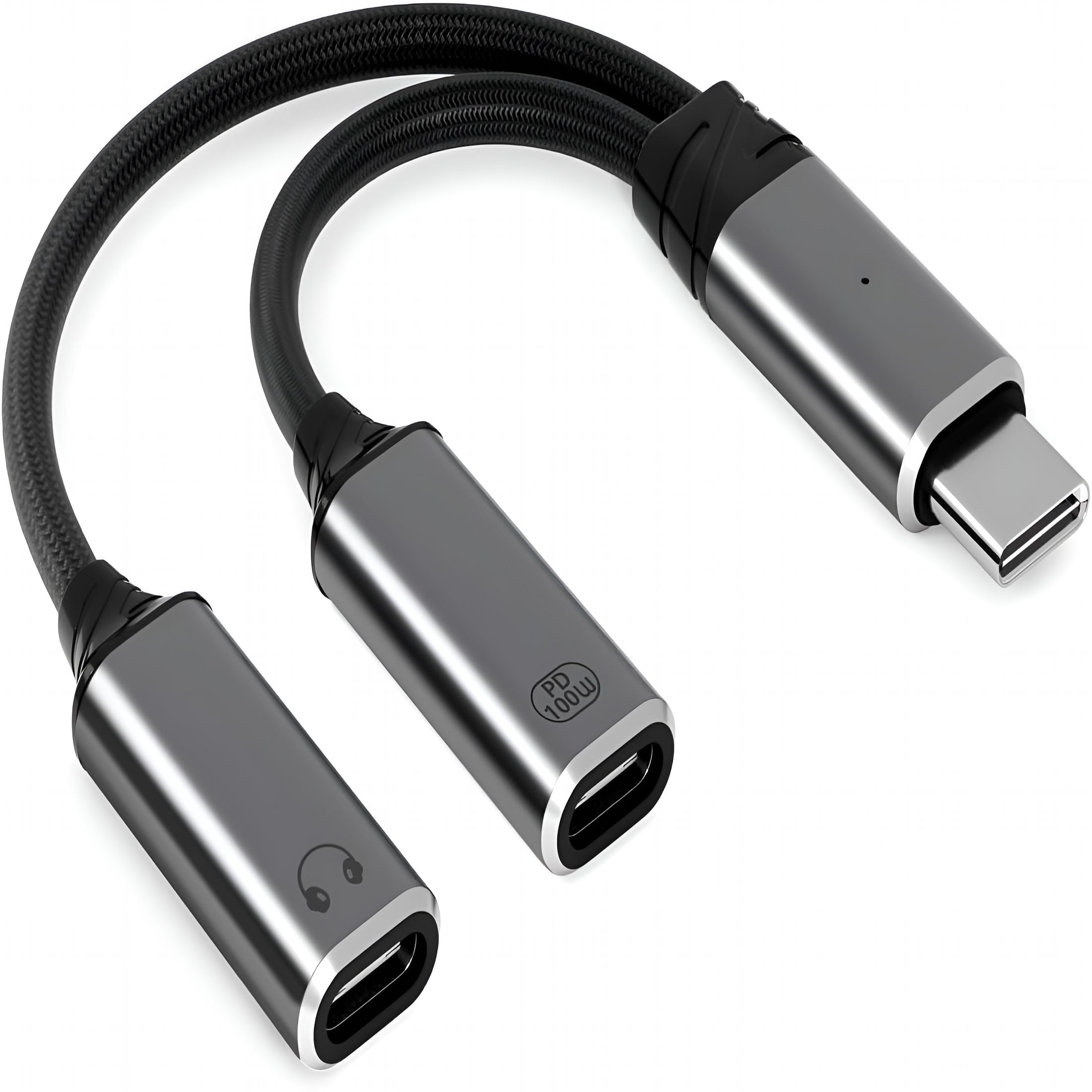Gjx GJX USB C Splitter,2 in 1 USB C Headphone and Charger Adapter Audio ...