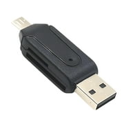 GJX USB C & USB 2.0 Dual Card Reader,High-Speed Transfer USB SD Card Reader,MicroSD/SD Card Reader,USB SD Card Reader for Outdoor Photography,Video Editing