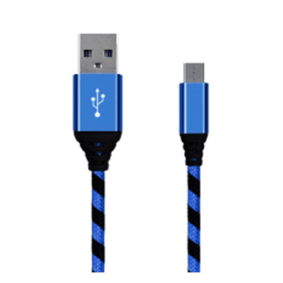 GJX USB Cable Quick Charge USB Type C Cable,Micro USB Cable with Data Transfer,Blue,9ft