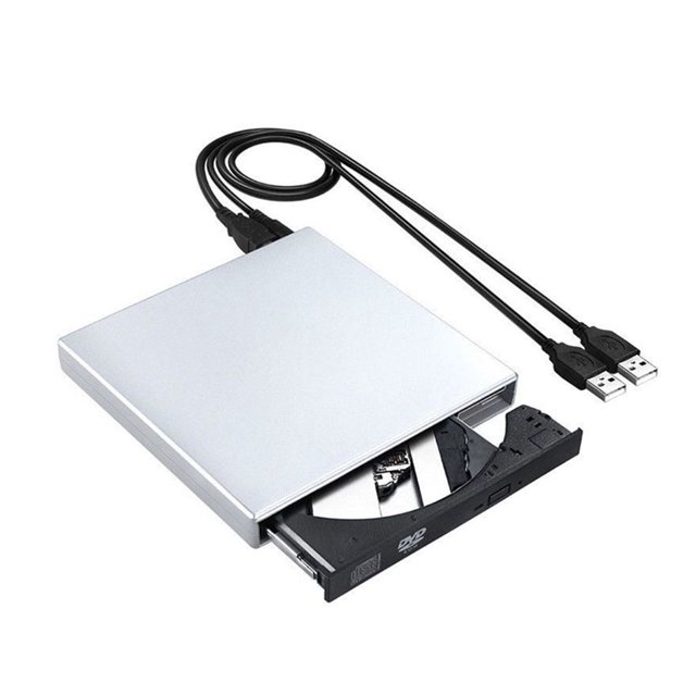 GJX USB External DVD CD RW Disc Writer Player Drive for PC Laptop