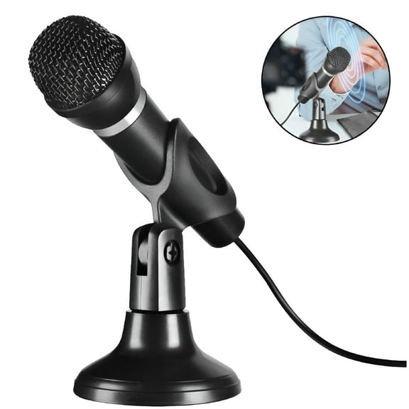 GJX USB Microphone, Condenser Computer Mic for Recording, Gaming, Streaming, Podcast Mic for MacBook, Windows, Desktop, Laptop, YouTube Video, Voice Overs Plug & Play