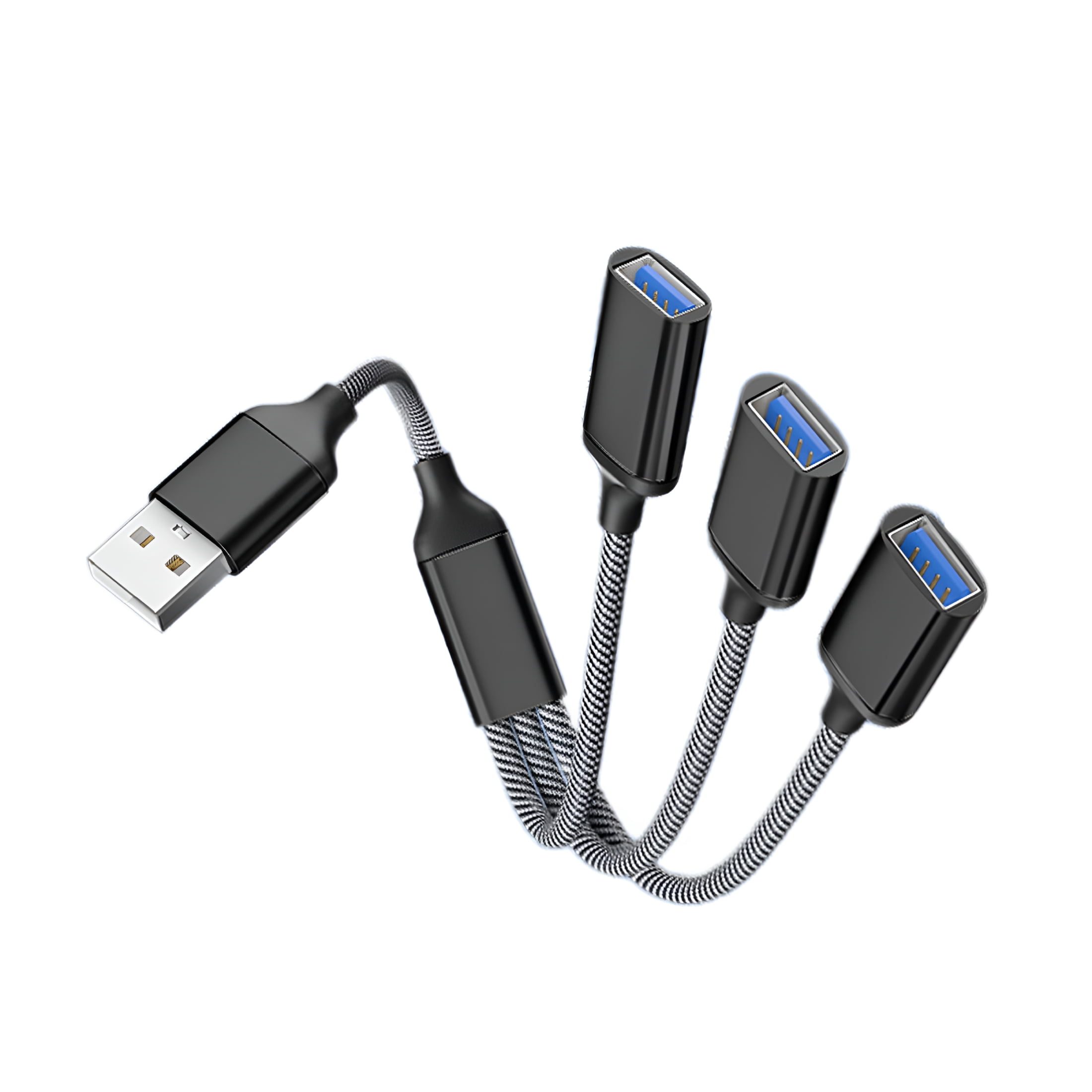 Usb Cable Splitting GJX USB OTG Splitter Y Cable USB Male to 3 Female USB 2.0 Converter ...
