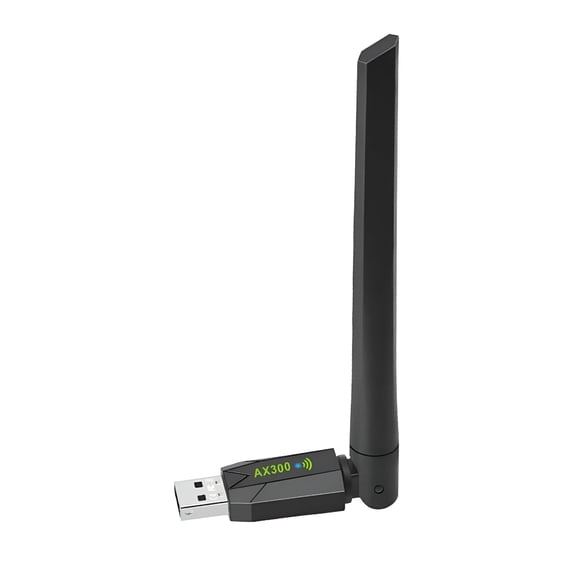 GJX USB WiFi Adapter for PC, Dual Band 2.4G/5G Wireless Network Card, 600Mbps High Speed Receiver for Desktop Laptop, Plug and Play for Gaming, Streaming, Home Office, Internet Browsing