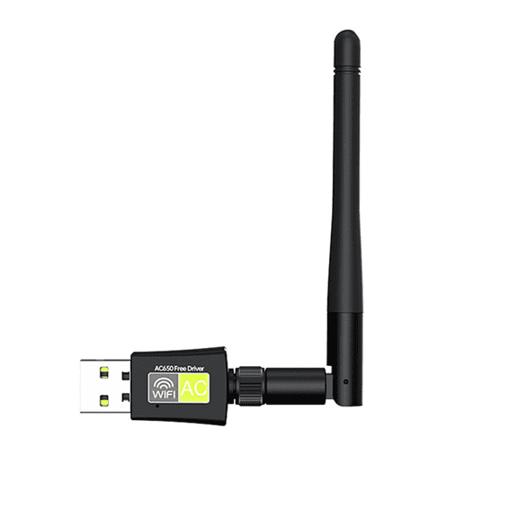 GJX USB WiFi Adapter, Portable Wireless Network Receiver, Compact Mini WiFi Dongle for Laptops and Desktops, Fast Data Transfer for Home, Office, and Travel Networking