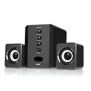 GJX 2026 New Usb Wired Combination Speakers Computer Speakers Bass Stereo Music Player Subwoofer Sound Box for Desktop Laptop Notebook Tablet Pc Smart Phone for Home,Office,Gaming,Study