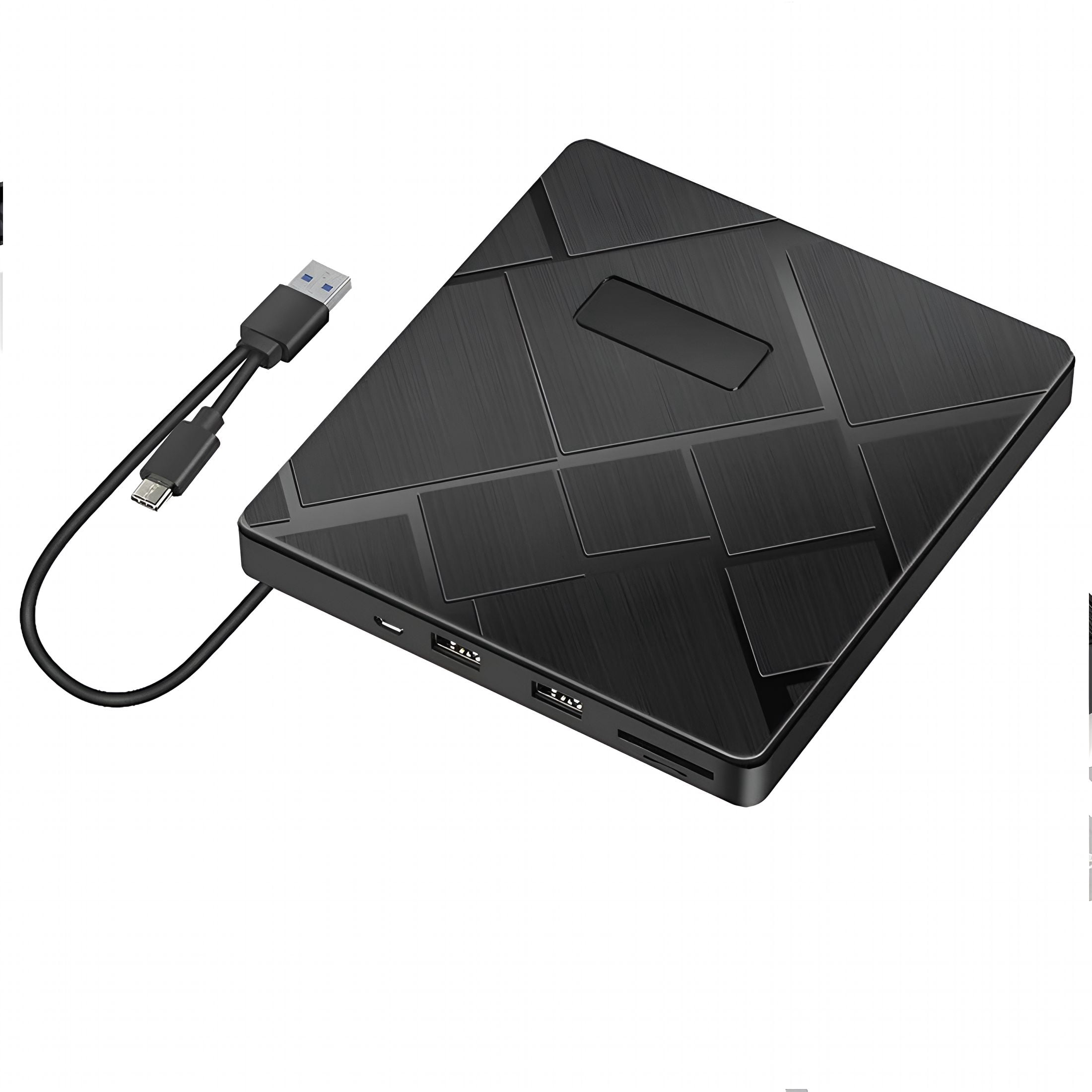 GJX Ultra-Portable 5-in-1 External Blu-ray Drive: USB 3.0 & USB-C DVD ...