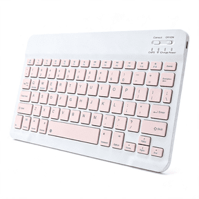 GJX Ultra-Slim Rechargeable Bluetooth Keyboard Portable Wireless Keyboard for Ipad A16 11Th 10Th Generation,Ipad Pro Ipad Air Ipad Mini Iphone,Android Galaxy Tablet Smartphone Cell Phone