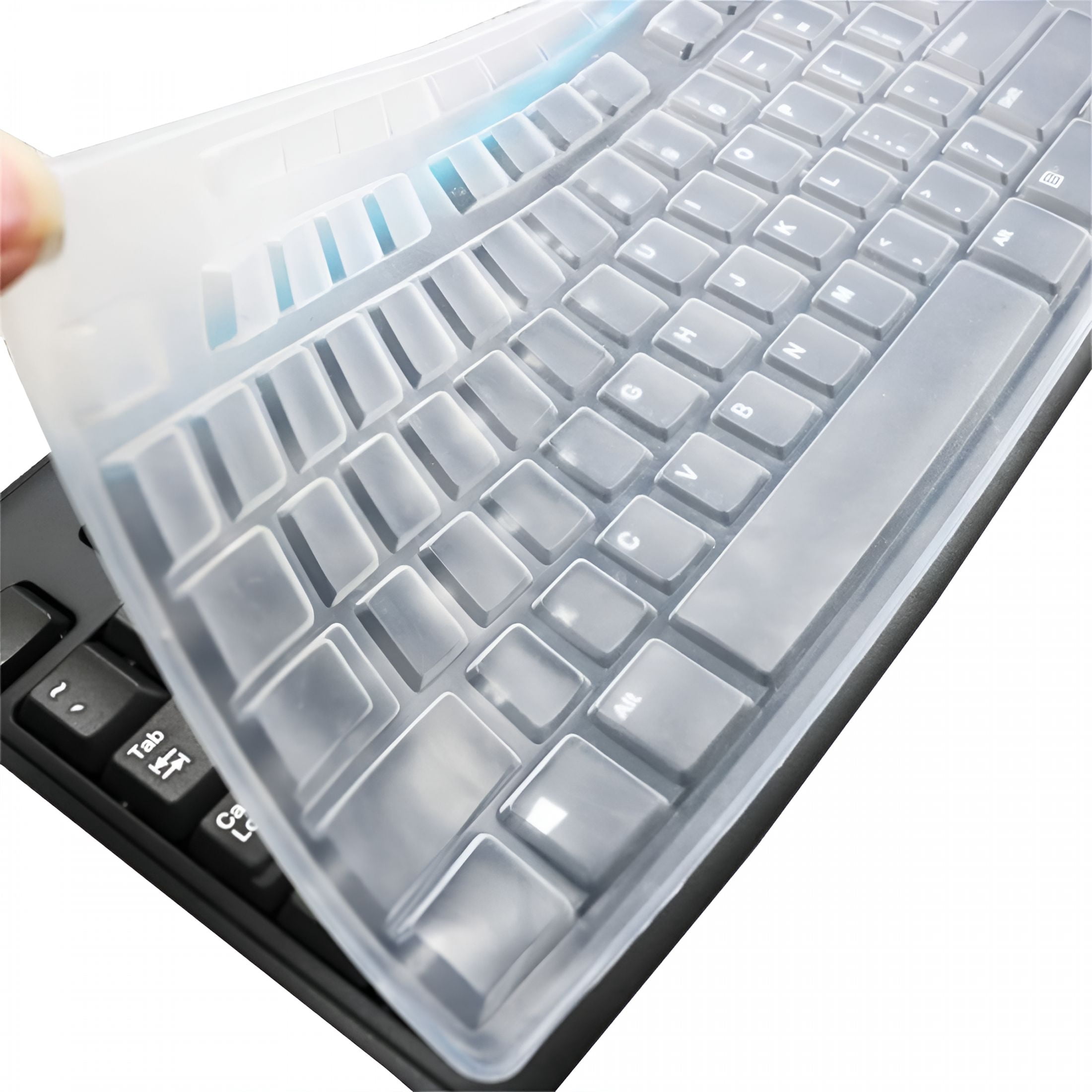 GJX Ultra Thin Desktop PC Silicone Clear Keyboard Cover Skin Protector ...
