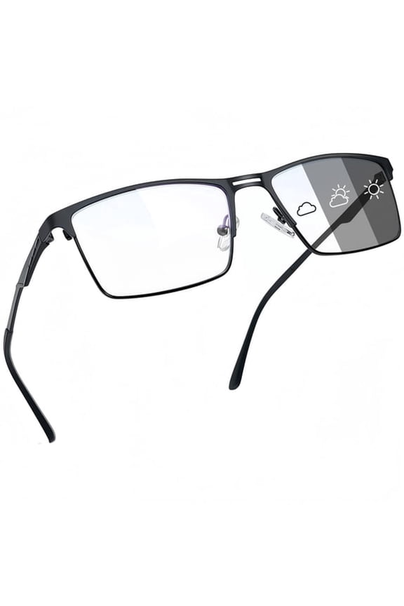 Unisex Photochromic Blue Light Blocking Glasses Rectangular Computer Gaming Tv Glasses Uv400 Protection