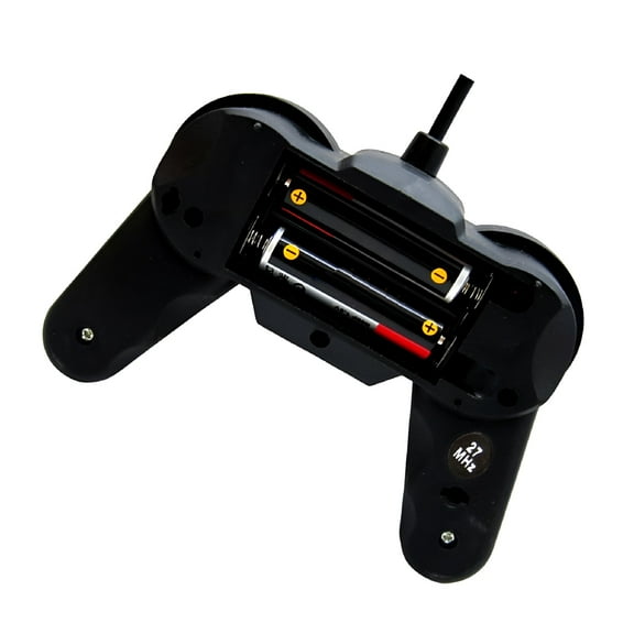 GJX Universal 27MHz 4 Channel Remote Controller Transmitter for RC Cars Dump Trucks Model Aircraft Hobby Projects Durable Replacement RC Toy Parts Black