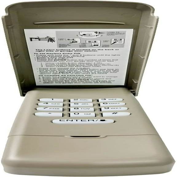 GJX Universal Garage Door Opener Keypad, Wireless Keyless Entry for Liftmaster, Chamberlain