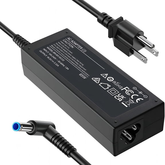 GJX Universal Laptop Charger 65W 45W Computer Smart Blue Tip Power Adapter