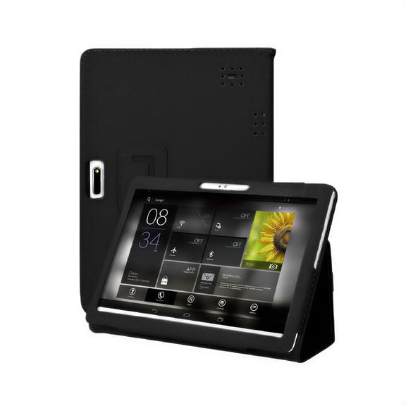 GJX Universal Leather Tablet Case for 10-Inch & 10.1-Inch Tablets  Stylish Flip Cover Stand, Shockproof, Anti-Dirt & Anti-Fingerprint Protection, Fit for Most 10 Tablets