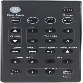 GJX Universal Replacement Remote Control for Sound Touch Wave Music Radio System - Generation 1,2,3,4 (Batteries Excluded) (Black)