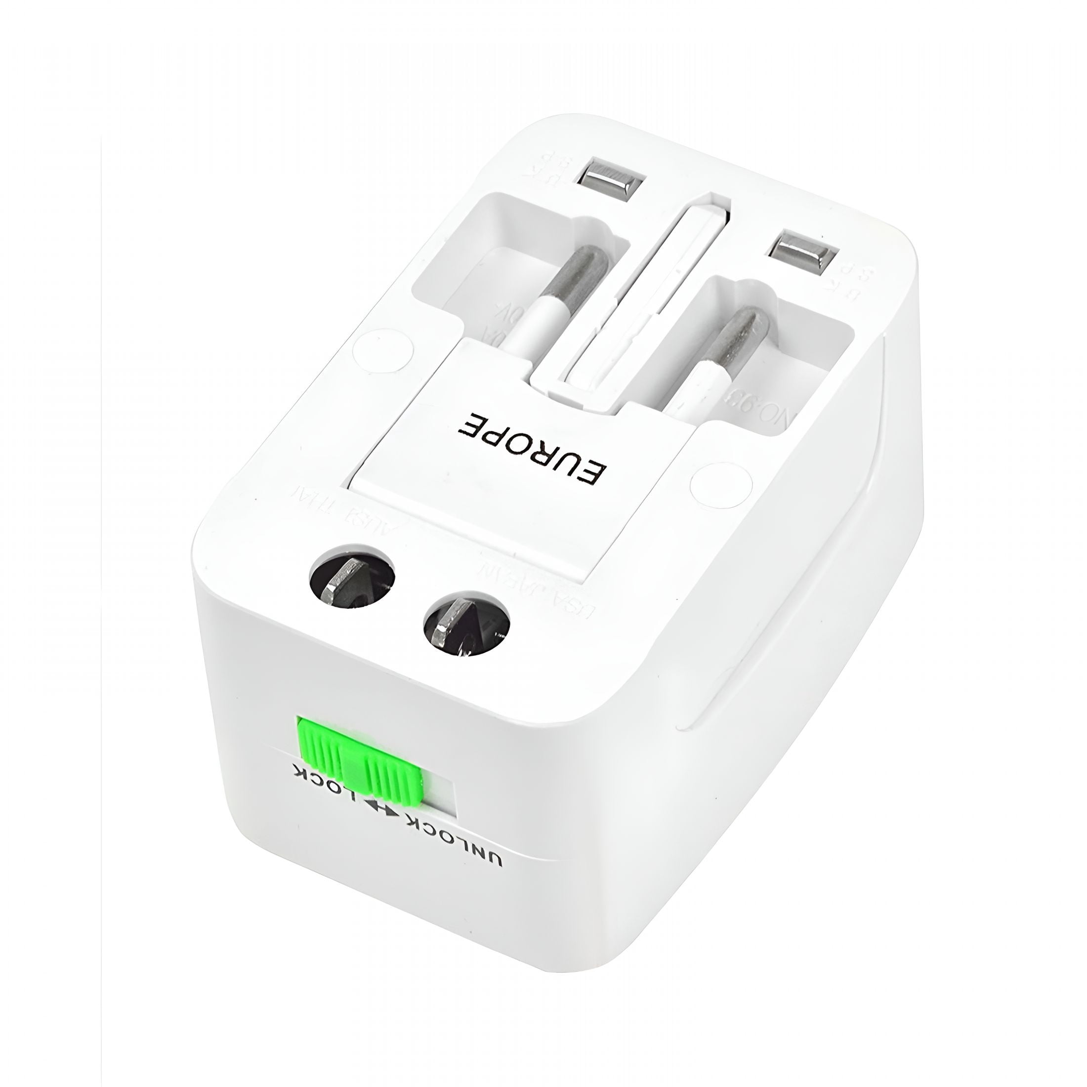 GJX Universal Travel Adapter Usb Converter Wall Plug Power Socket Dual ...