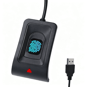 GJX Usb Fingerprint Reader for Windows ,Windows Hello&1011,Auto Driver Install,5Ft Cable,Password-Free Login Password-Free Windows Hello Fingerprint Reader