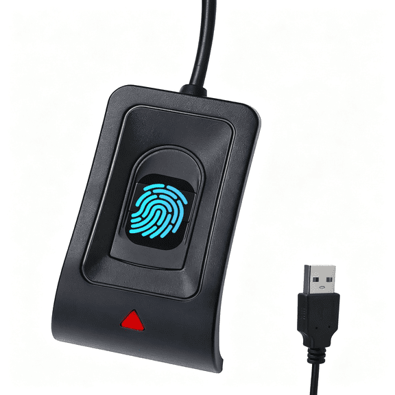 GJX Usb Fingerprint Reader for Windows ,Windows Hello&1011,Auto Driver Install,5Ft Cable,Password-Free Login Password-Free Windows Hello Fingerprint Reader