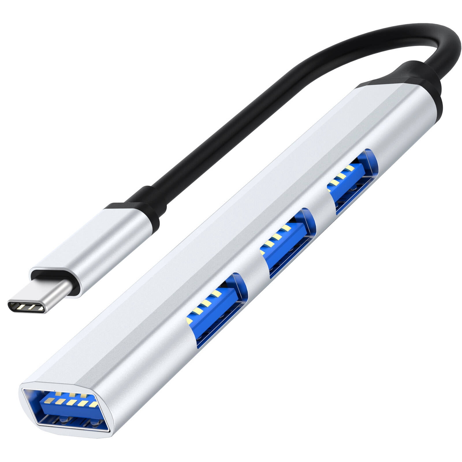 GJX Usb Hub,4 in 1 Usb C Hub with Type-C,Convenient Wide Compatibility ...