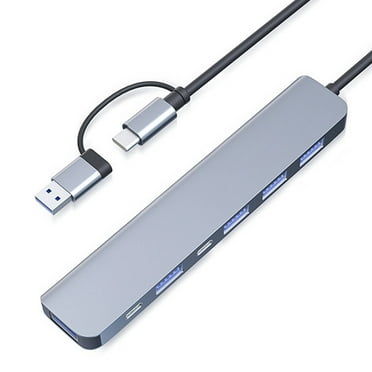 GJX Usb Hub,7 in 1 Usb C Hub with Type-C,Convenient Wide Compatibility 3.0 Usb Adapter for Laptop
