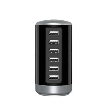 GJX Usb Hub,Cylinder Usb C Hub,30 W Convenient Wide Compatibility Usb Adapter for Laptop,Black