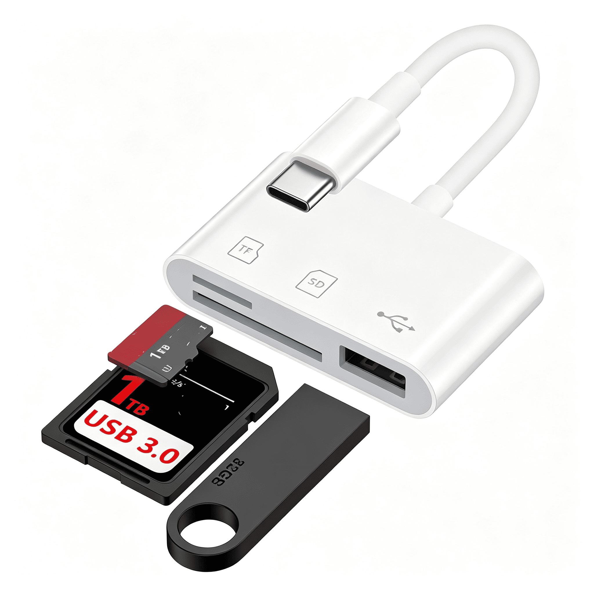 GJX Usb Type C Sd Card Reader for Android S26 Ultra S25 Fe S24+ | High ...