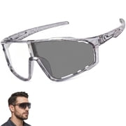 GJX Uv400 Photochromic Polarized Safety Glasses Z87 Auto Transition Sunglasses Outdoor Impact Resistant Protective Eyewear Z87 Photochromic Safety Glasses