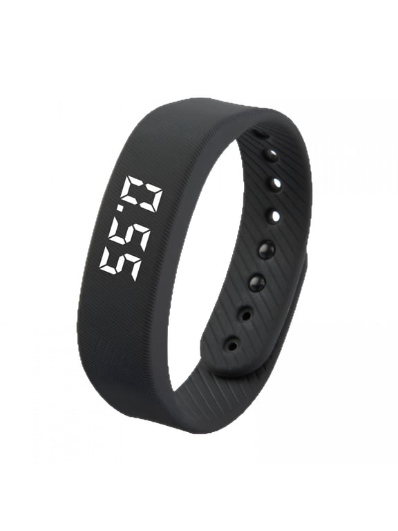 Vibrating Alarm Wristband Electric Clock Watch Shock Silent Sleeps Wrist Sleep Bracelet for Heavy Sleepers Wearable Wristband for Seniors Automatic Wake Up Band Vibration with Digital