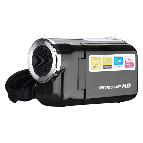 GJX Video Camera Camcorder HD 720P Handheld Digital Camera 4x Digital 2.0 Inch Portable Camera for Beginners Teens Students Boys Girls
