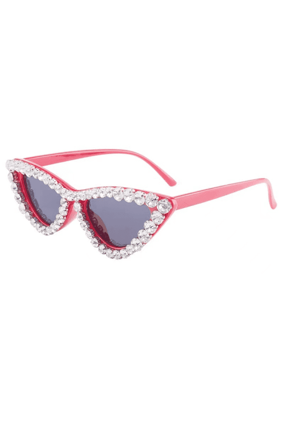 Vintage Rhinestone Cat Eye Sunglasses Punk Shades Womens Cat Eye Sunglasses Sun Glasses Women Luxury Brand Designer Female Eyewear Outdoor Goggles