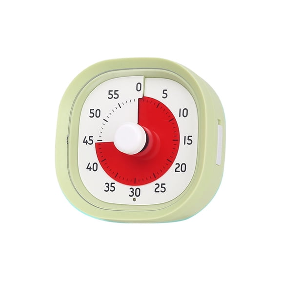 GJX Visual Timer with 3 Alert Modes, 60 Minute Countdown Timer for Kids Desk Study, Teaching, Kitchen Cooking, Office Meetings, Time Management Kitchen Timers with Pause Status Light