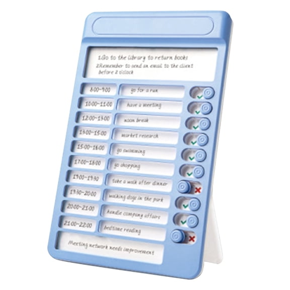 GJX Visual Timer and Adhd Tool for Student, Task Timer with Visual Schedule Chore Chart, Planning Board for Home Student Classroom Office&Craft&Stationery, Visual Timer for Classroom