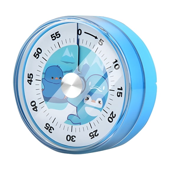 GJX Visual Timer for Kids,60-Minute Countdown Timer for Classroom Office Kitchen,Desk Timer Kids Time Management Tools with Silent Operation,Timer Rainbow Pattern