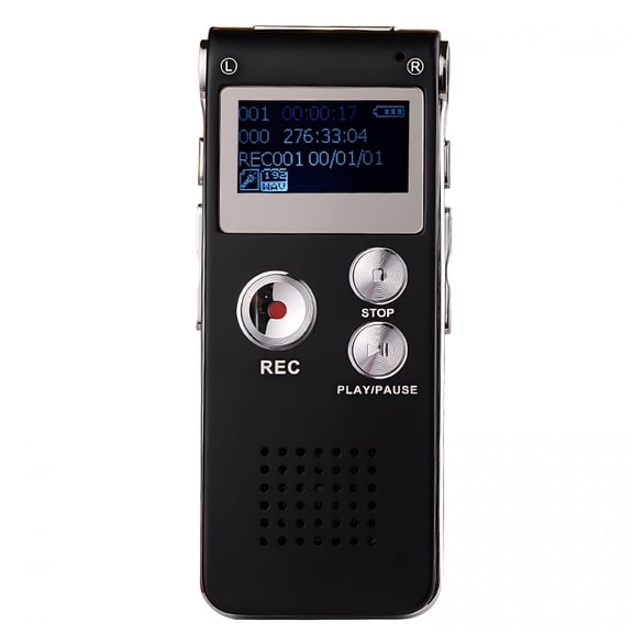 GJX Voice Recorder 16Gb Capacity Voice Activated Recording Device Digital Voice Recorder for Lectures,Meetings,Interviews Audio Recorder with Usb Rechargeable Wav/Mp3 Tape Recorder