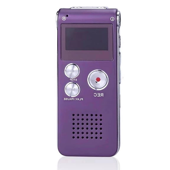 GJX Voice Recorder Voice Command Functionality Listening Devices for Spying Prolonged Standby Voice Recorder with Playback Claret