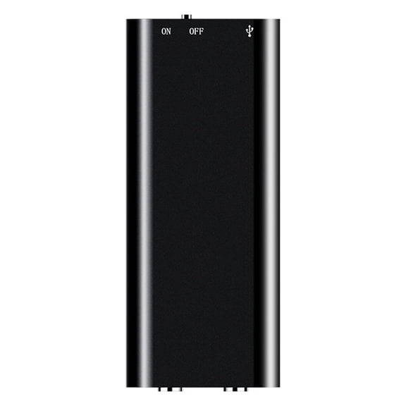 GJX Voice Recorder with Playback Smart Operation Pen Camera Hd Noise Cancellation Audio Recorder Black