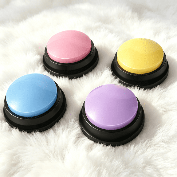 GJX Voice Recording Button,Dog Buttons for Communication Pet Training Buzzer,30 Second Record & Playback,Funny Gift for Study Office Home