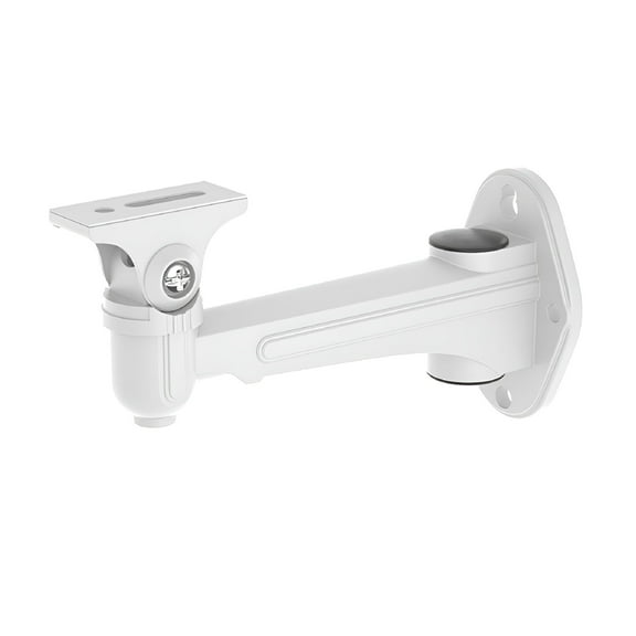 GJX Wall Mount Security Camera Bracket Adjustable Indoor Outdoor CCTV Camera Holder (White)