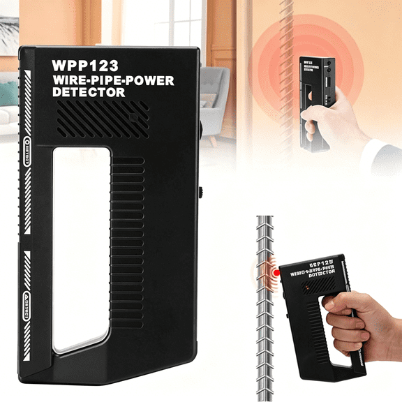 GJX Wall Scanner Metal Detector, Wall Scanner Metal Detector, High Sensitivity Adjustable Alert Pipe Power Multifunction Wall Scanner, Ac Wire Plastic Pallets