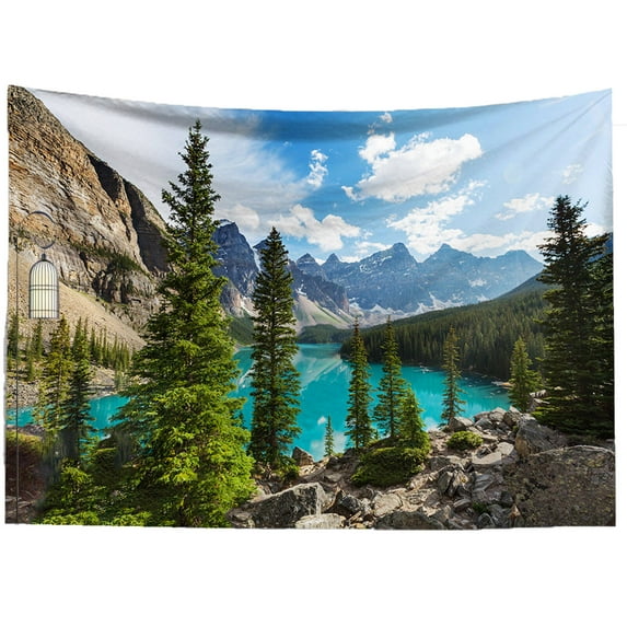 GJX Wall Tapestry,Soft Breathable Polyester Wall Hanging Decor,Vibrant 3D Color Printing Long-lasting Fade Resistant Fabric Wall Hanging Ornament,Style8,37.4*28.7In