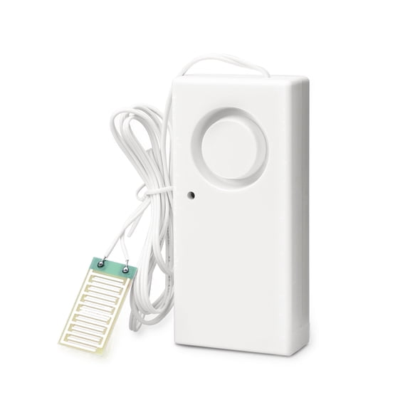 GJX Water Leak Alarm for Basements,Heater Leak Detector,Sump Pump Overflow Sensor,120Db Battery-Operated Flood Alarm,1-Pack 120Db Battery-Operated Water Alarm Leak Detector