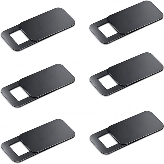 GJX Webcam Cover Slide, Ultra Thin Camera Blocker for Laptop, PC, Computer, Phone, Tablet, Protect Your Privacy (Pack 6)