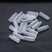 GJX White Plastic Breathalyzer Mouthpieces for Testing 20 Packs Removable Reusable