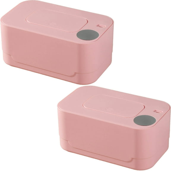 GJX Wipe Warmer,Top Heating with Fresh Bottom Baby Wipes,Moisture Locking System Baby Wipe Warmer,Pink