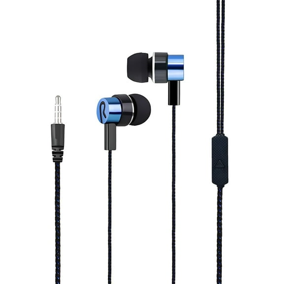 GJX Wired Headphones Earphones for Laptop Chromebook Noise Isolating Ear Buds with 3.5mm Plug in Audio