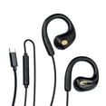 thumbnail image 1 of GJX Wired Headphones USB C,Open Ear Hook Design with Mic,Noise Cancelling USB C Earphones,Stereo Sound Type C Wired Earbuds,Black, 1 of 7