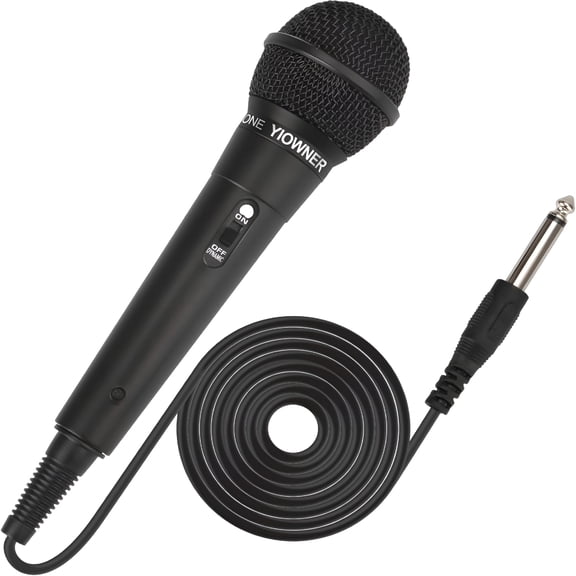 GJX Wired Microphone,Karaoke Handheld Microphone for Singing,Mic Karaoke with 2.5M Cable,Vocal Dynamic Mic for Speaker,Amp,Mixer,Dvd
