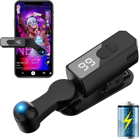 GJX Wireless Auto Clicker for Iphone,Ipad&Android-Rechargeable Screen Tapper for Live Streams,Games&Repetitive Tasks-Adjustable