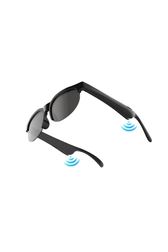Wireless Bluetooth Glasses for Men and Women,Smart Glasses with Open-Ear Voice Control & Calling,Anti-Blue Light for Traveling and Driving