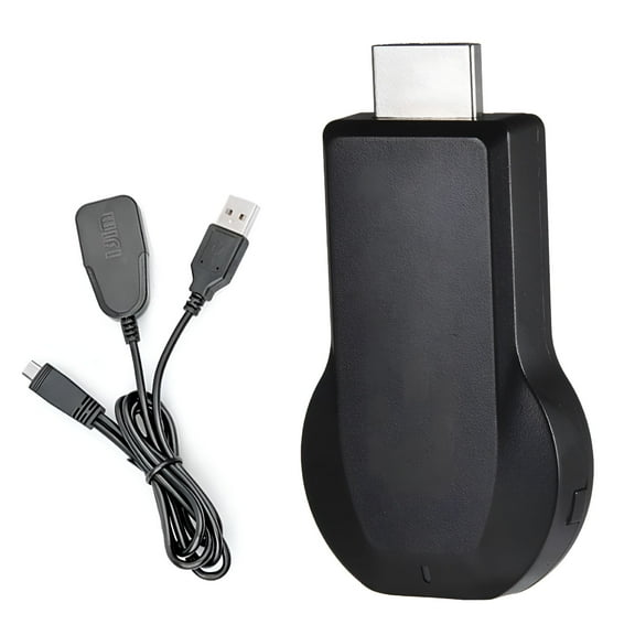 GJX Wireless Display Adapter 1080P, WiFi Screen Mirroring Receiver for iOS Android, HDMI TV Projector