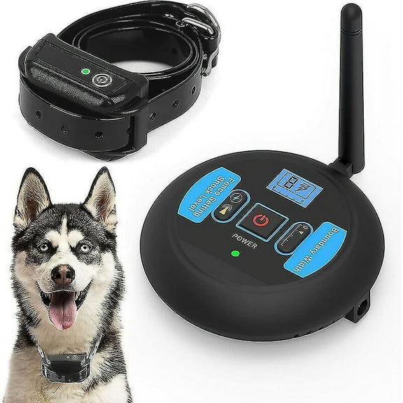 GJX Wireless Electronic Dog Fence System, Invisible Pet Border Containment Fence Barrier System